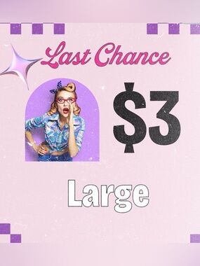Unlisted $3 Large 💕Bulk listing, unlisted live show item ~ take a screenshot